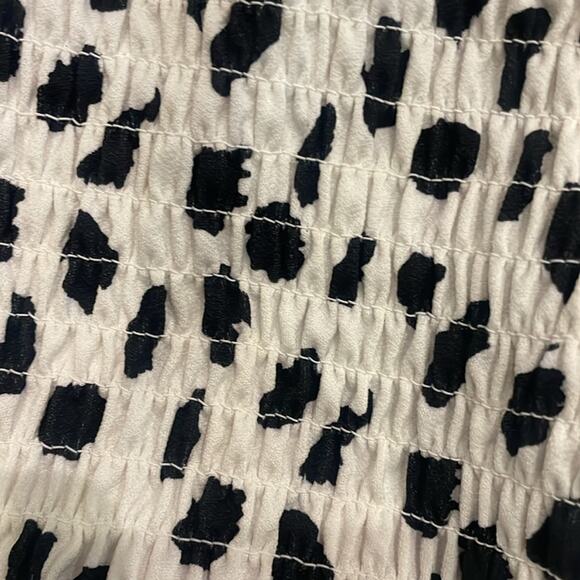 Lark + Grey Dalmatian print long sleeve top.new with tag size small - Picture 6 of 6